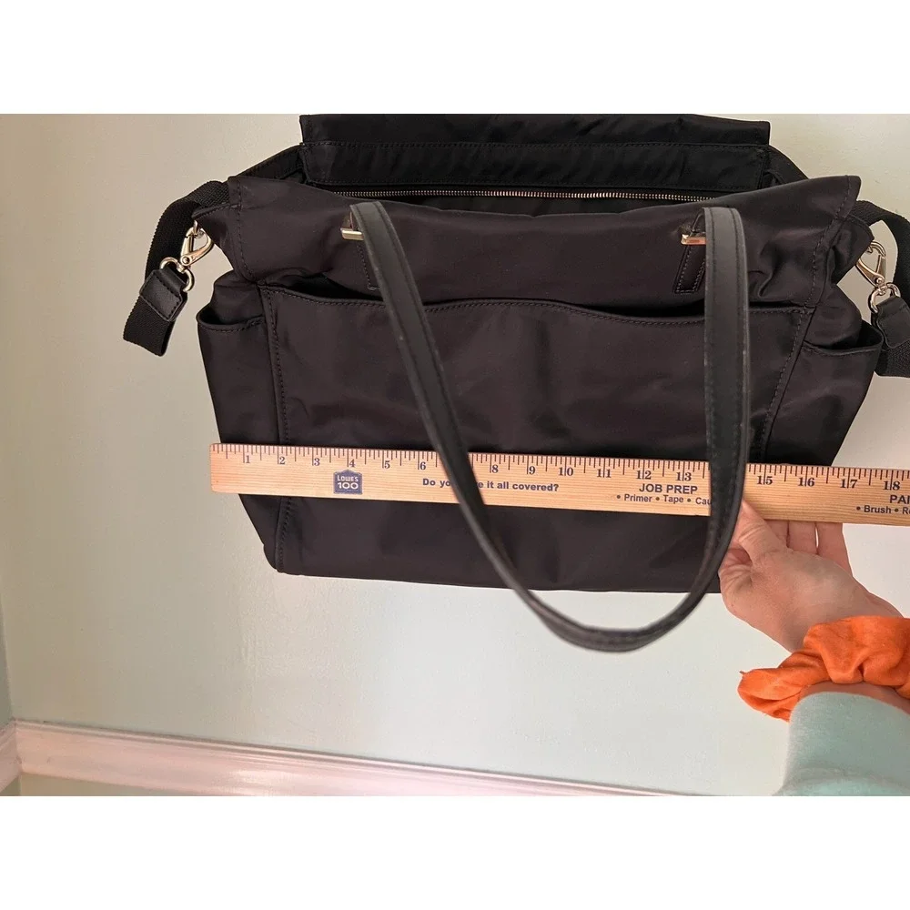 kate spade Black Nylon Baby Bag Tote